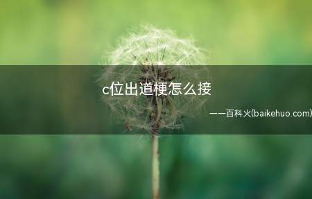 c位出道梗怎么接(C位就是中间位置,源于英语Center(中间))