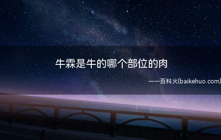 牛霖是牛的哪个部位的肉(牛霖古有“牛肉补气,功同黄芪”之说)