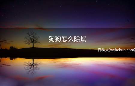 螨虫在犬上面分为两种,体表的螨虫通常情况下外用体外驱虫药即可