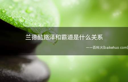 兰德酷路泽和霸道是什么关系(兰德酷路泽和霸道同是丰田所生产的系列汽车)