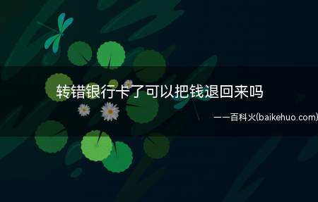 转错银行卡了可以把钱退回来吗(支付宝使用银行卡转账发生错误)