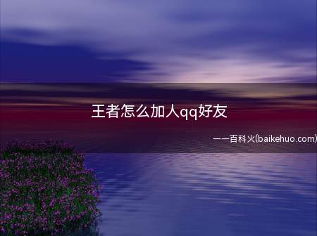 王者怎么加人qq好友(游戏中的好友系统有哪些)