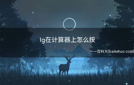 lg在计算器上怎么按(EMUI11)
