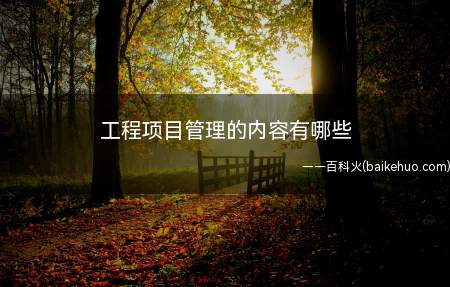 工程项目管理的内容有哪些(工程项目管理的职能重点也不同)