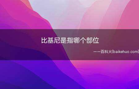 比基尼是指哪个部位(比基尼(Bikini,香港译称为“比坚尼”)