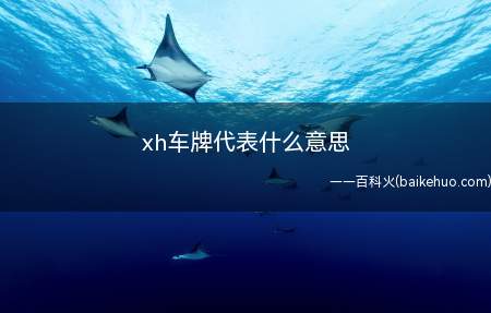 xh车牌代表什么意思（xh车牌代表消防武警部门使用的车牌）