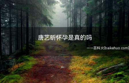 唐艺昕怀孕是真的吗(唐艺昕承认怀孕是怎么回事)