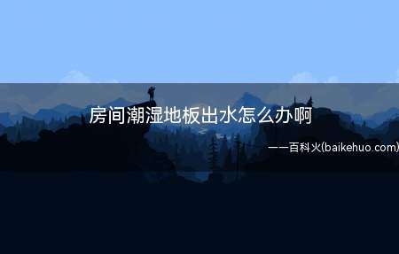 房间潮湿地板出水怎么办啊(地板潮湿,选择干净干燥的墩布把地擦干)