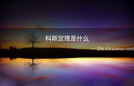 科斯定理(1)只要财产权是明确的,交易成本为零或者很小