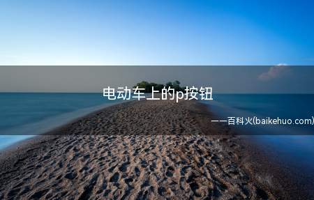 电动车上的p按钮(电动车品牌不一样,P档功能键使用的方法也有区别)