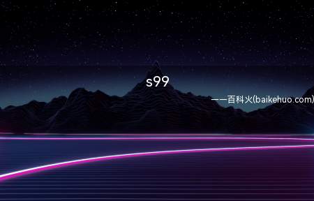 s99(S99指银饰的含银量不小于千分之九百九十)