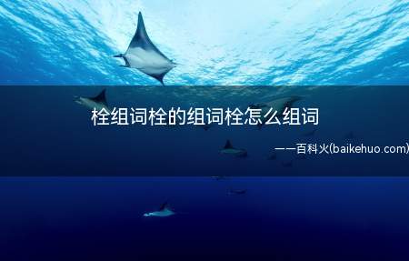 栓组词栓的组词栓怎么组词