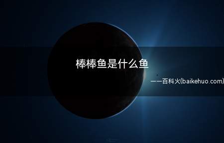 棒棒鱼是什么鱼