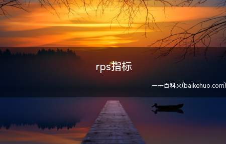 rps指标（RPS指标的设定和编制）