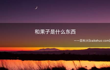和果子是什么东西(和果子是一种日式点心,以糖,糯米,小豆等为主要原料)