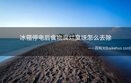 冰箱停电后食物腐烂臭味怎么去除(冰箱停电后食物腐烂臭味怎么去除来看经验吧!)