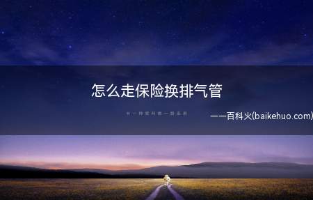 怎么走保险换排气管