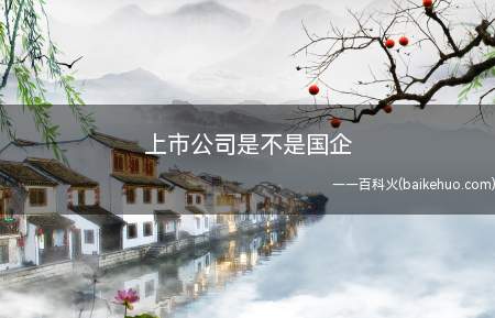 上市公司是不是国企(上市公司不一定是国企)