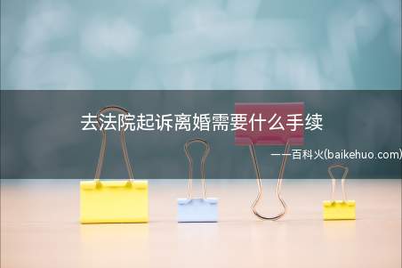 去法院起诉离婚需要什么手续（到人民法院向法院提起诉讼申请）