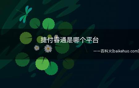 捷付睿通是哪个平台(捷付睿通是一个第三方支付平台)