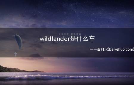 wildlander是什么车(广汽丰田基于新一代RAV4打造全新SUV)