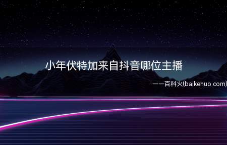 小年伏特加来自抖音哪位主播（小鸟伏特加是网络主播“新二的快乐生活”瞎编的一个酒名）