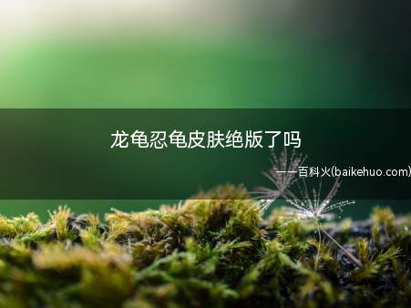 龙龟忍龟皮肤绝版了吗(英雄联盟手游云顶之弈最新热点LPL春季赛2021至臻皮肤大全)