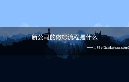 新公司的做帐流程是什么(新公司做账的流程为,编制会计报表)