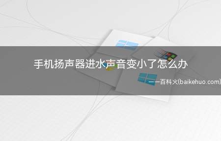 手机扬声器进水声音变小了怎么办(手机扬声器进水怎么办)