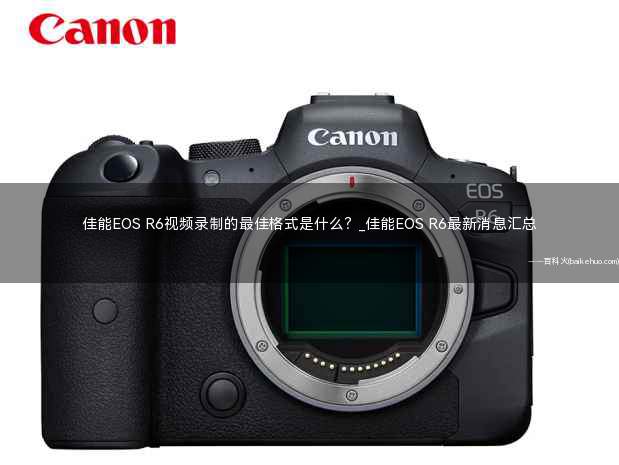 佳能EOS R6视频录制的最佳格式是什么?