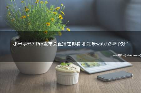 小米手环7 Pro发布会直播在哪看 和红米watch2哪个好？