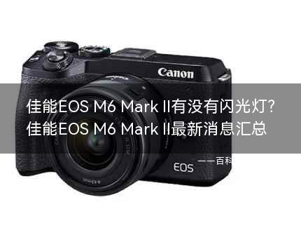 佳能EOS M6 Mark II有没有闪光灯?