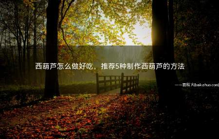 西葫芦怎么做好吃,推荐5种制作西葫芦的方法