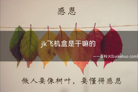 jk飞机盒是干嘛的 jk裙子的正确穿法(jk飞机盒是干嘛的,jk裙子的正确穿法)