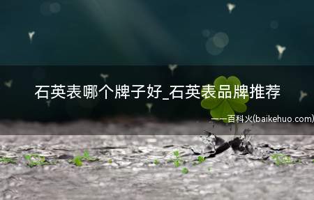 石英表哪个牌子好_石英表品牌推荐(哪个牌子好)