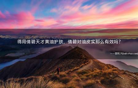 得用倩碧天才黄油护肤,倩碧对油皮实那么有效吗?