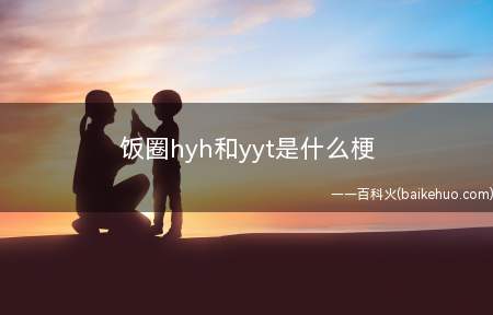 饭圈hyh和yyt是什么梗(饭圈hyh和yyt是什么意思)