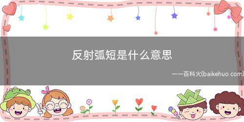 反射弧短是什么梗(人的反射弧长是什么意思)