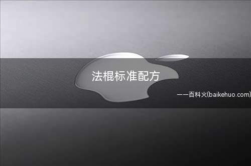 法棍标准配方