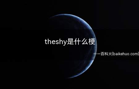 theshy是什么梗