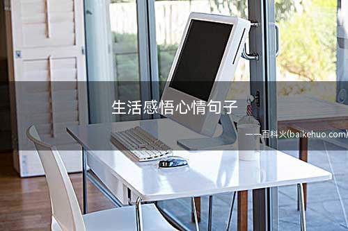 生活感悟心情句子