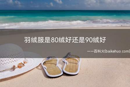 羽绒服是80绒好还是90绒好(羽绒服80绒和90绒什么区别)