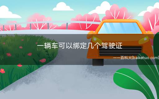 一辆车可以绑定几个驾驶证(绑定车辆的途径有哪些)