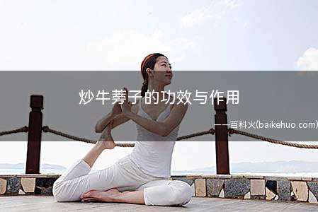 炒牛蒡子的功效与作用