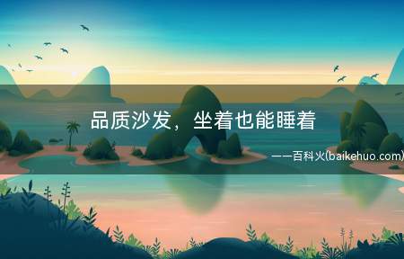 品质沙发,坐着也能睡着