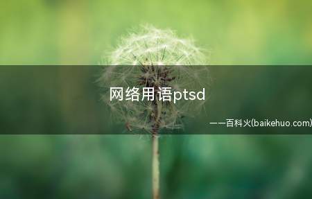 网络用语ptsd(ptsd梗主要指的是某个有影响力的事物)