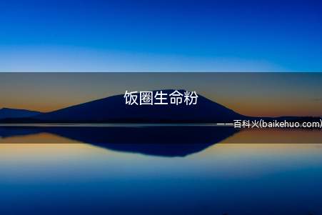 饭圈生命粉是什么梗(饭圈新词新语“生命粉”你了解有哪些意思吗?)