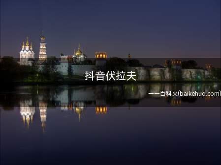 抖音伏拉夫是什么梗(抖音伏拉夫是什么意思什么梗)