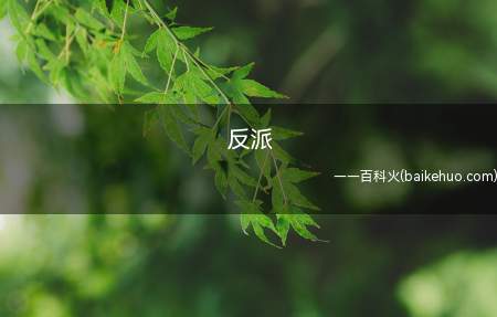 反派是什么梗(枪法奇差,废话奇多,打架的时候永远一个上的奇葩角色)