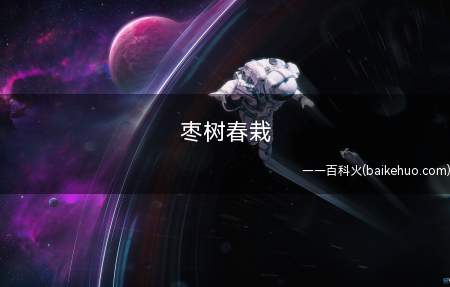 枣树春栽(枣树栽种穴直径为1米左右)